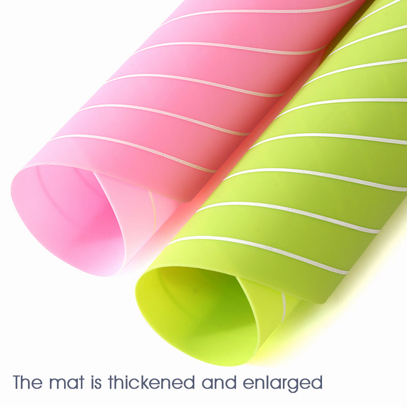 Silicone Cake Turntable Mat – Non-Stick Baking Mat with Size Guide, Heat Resistant Baking Tool