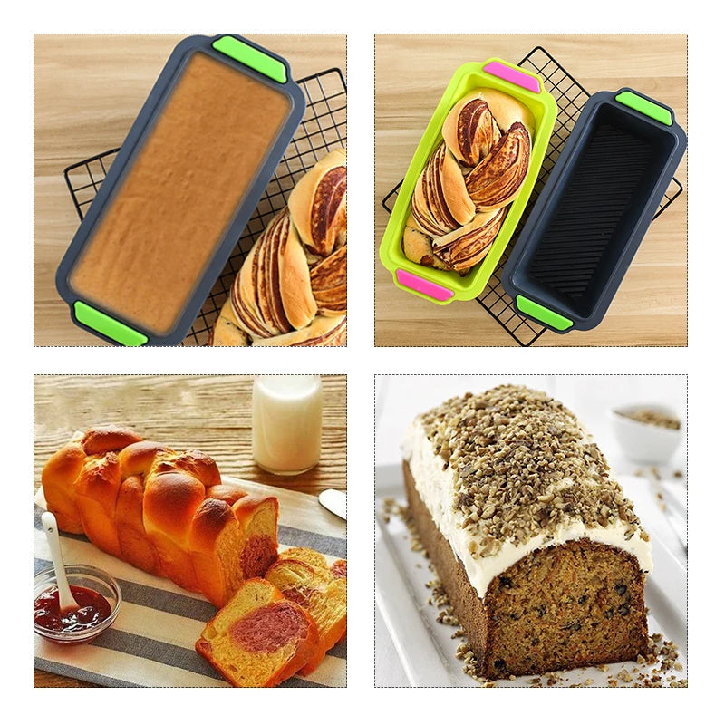 FAIS DU Rectangular Silicone Bread Mould – Non-Stick Toast and Cake Tray for Baking