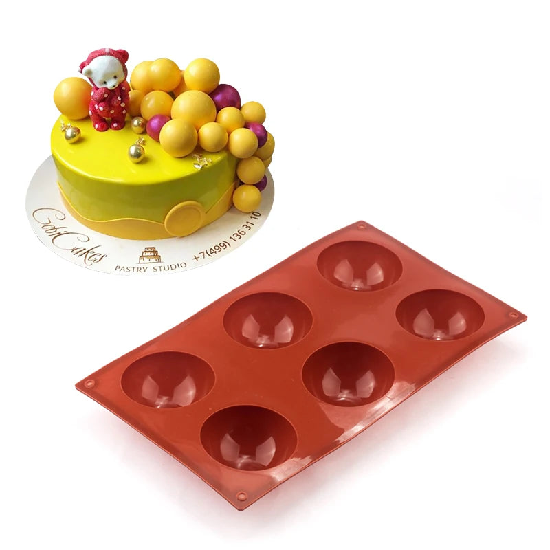Silicone Donut Mould – 3D Non-Stick Baking Mould for Donuts, Muffins, Cakes and Pastries
