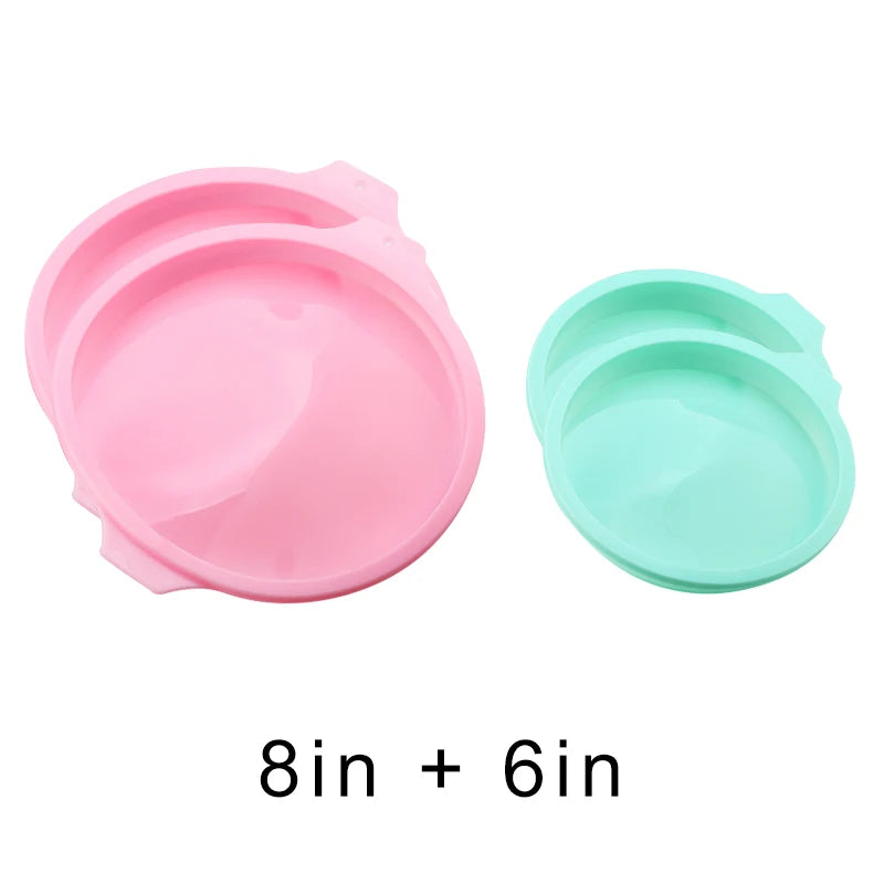 Pastel Silicone Cake Pans