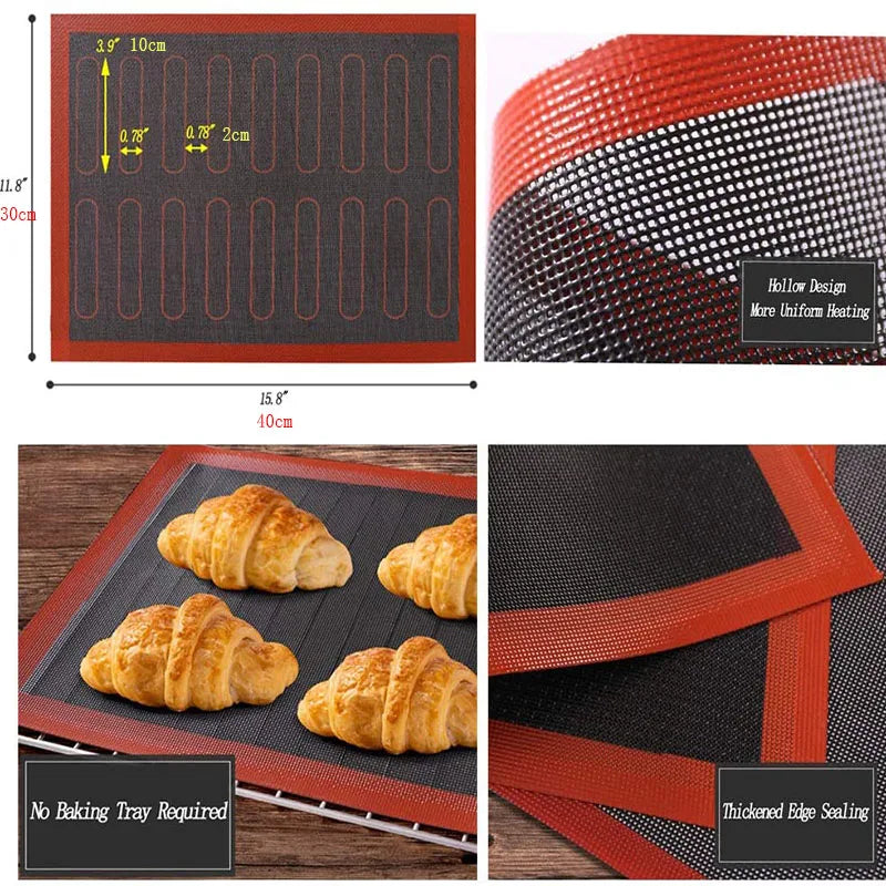 Perforated Silicone Baking Mat – Non-Stick Liner for Even Baking
