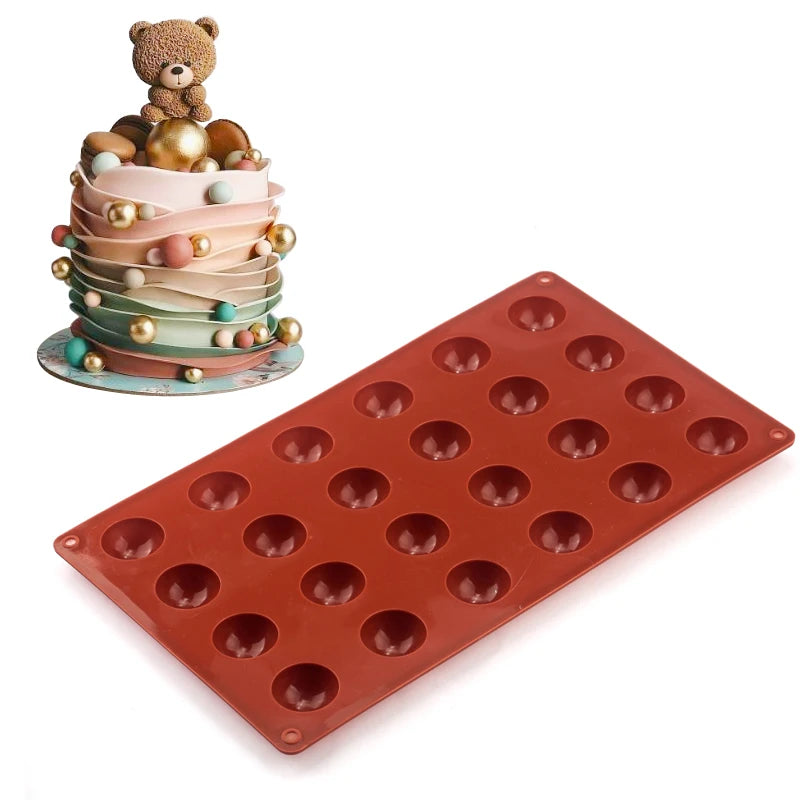 Silicone Donut Mould – 3D Non-Stick Baking Mould for Donuts, Muffins, Cakes and Pastries
