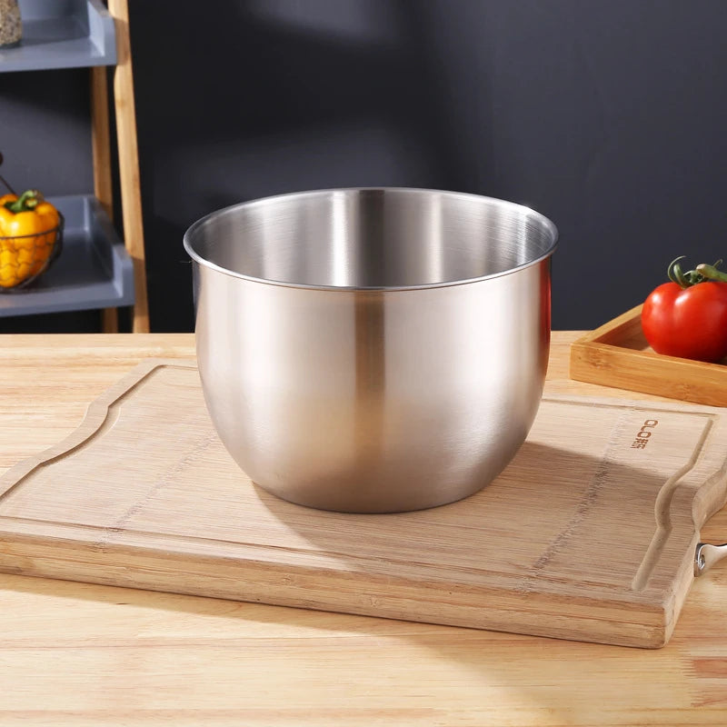 Stainless Steel Mixing Bowl with Lid – Versatile Salad, Stirring & Food Storage Container