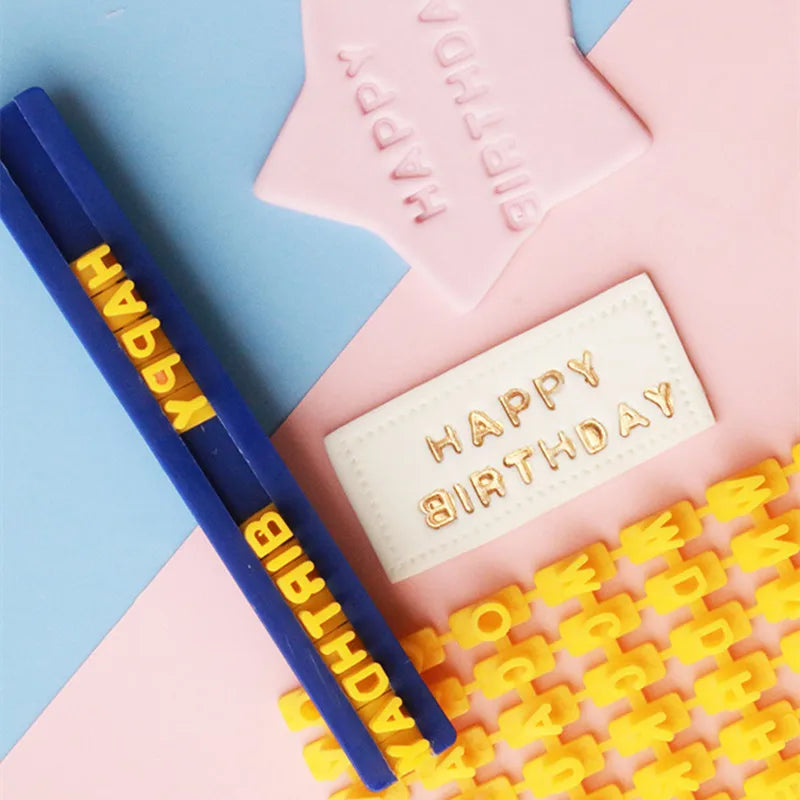 Alphabet Cookie Decorating Stamps – Letter Mould Set for Fondant, Biscuits & Crafts