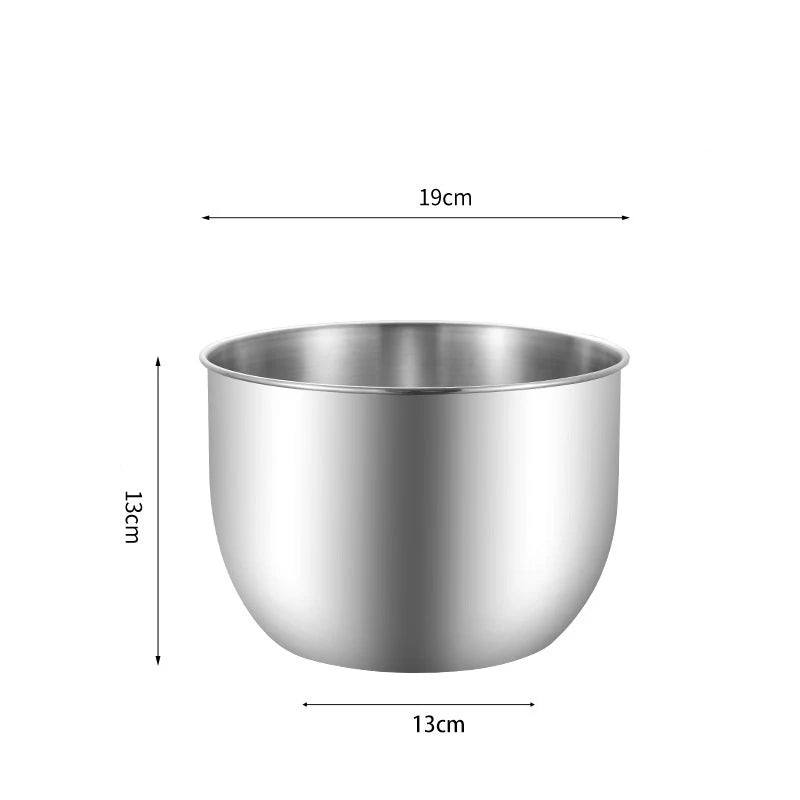 Stainless Steel Mixing Bowl with Lid – Versatile Salad, Stirring & Food Storage Container