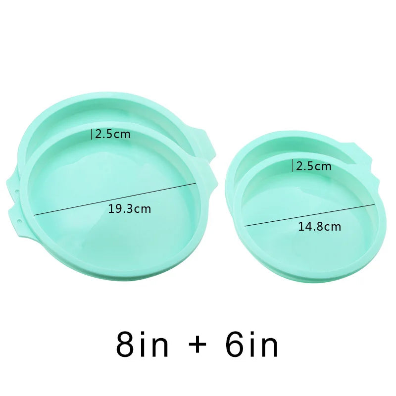Pastel Silicone Cake Pans