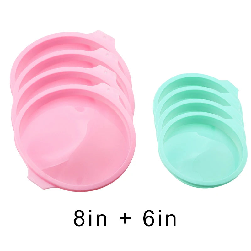 Pastel Silicone Cake Pans