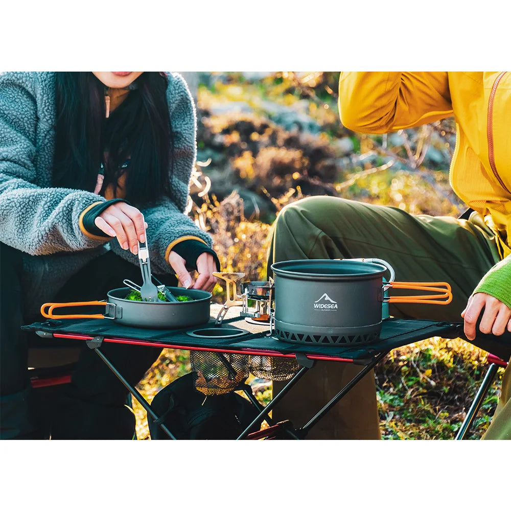 Widesea Folding Camping Table – Lightweight Aluminium Picnic Table for Hiking & Travel