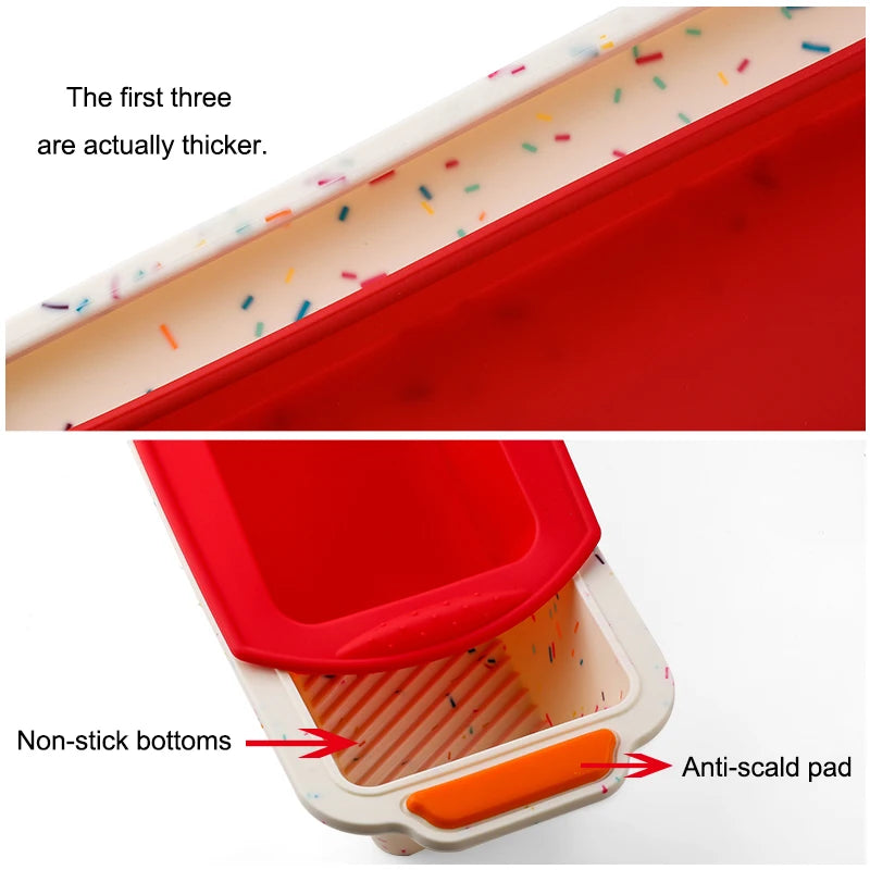 FAIS DU Rectangular Silicone Bread Mould – Non-Stick Toast and Cake Tray for Baking