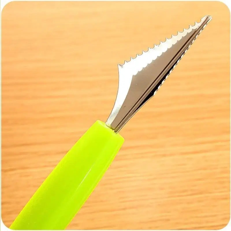 Fruit Carving Knife and Melon Scoop – 2-in-1 Stainless Steel Fruit & Ice Cream Ball Maker