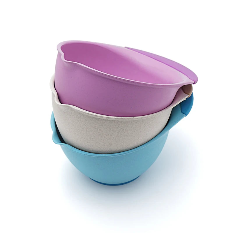 S-L Capacity Mixing Bowls – Durable Non-Slip Bowl for Baking, Cooking, and Kitchen Prep