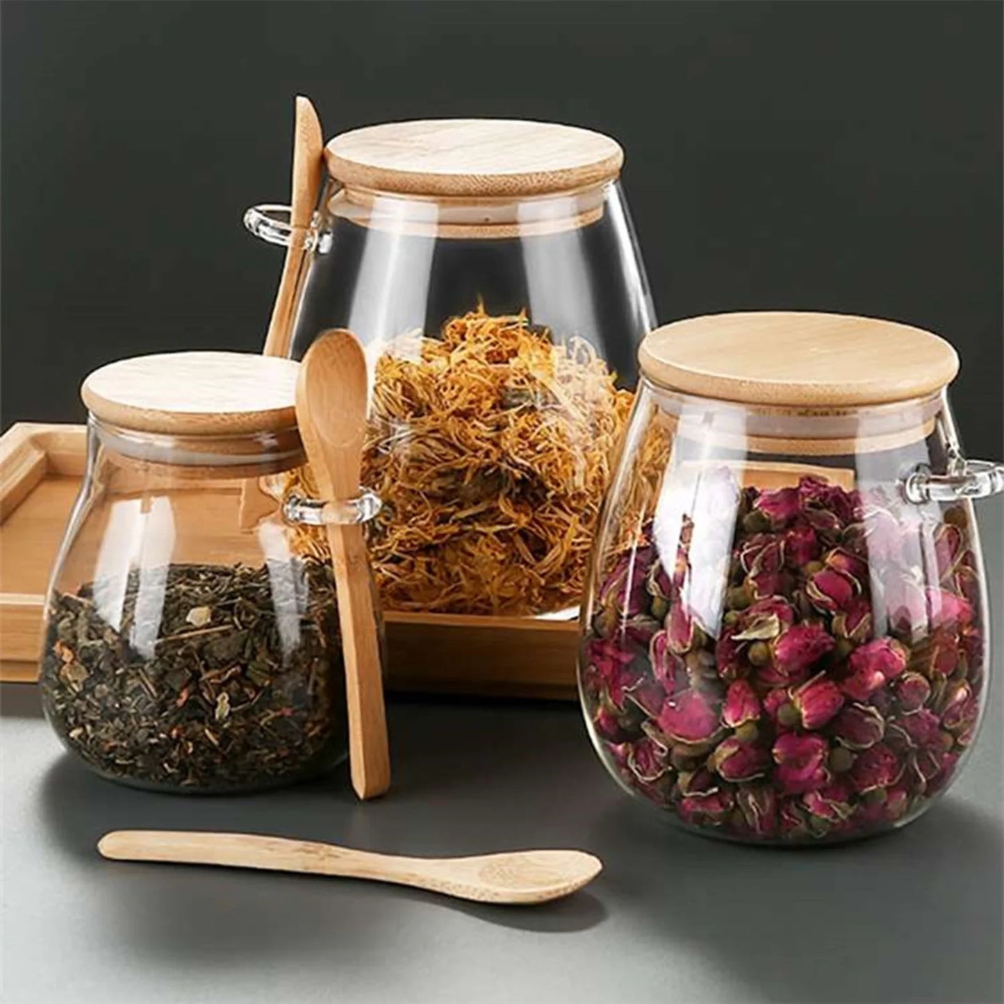 Airtight Canister Glass Jar