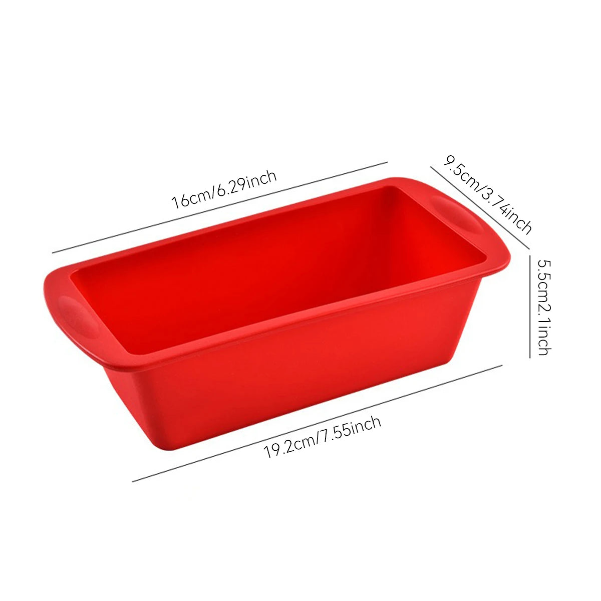 Rectangular Silicone Bread Mould – Non-Stick Loaf Tin for Baking Bread & Cakes