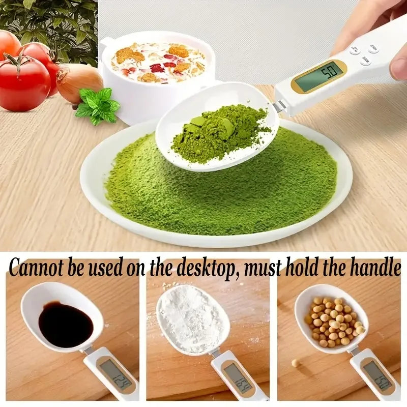 Digital Spoon Scale 500g/0.1g – LCD Measuring Tool for Baking, Coffee & Kitchen Use