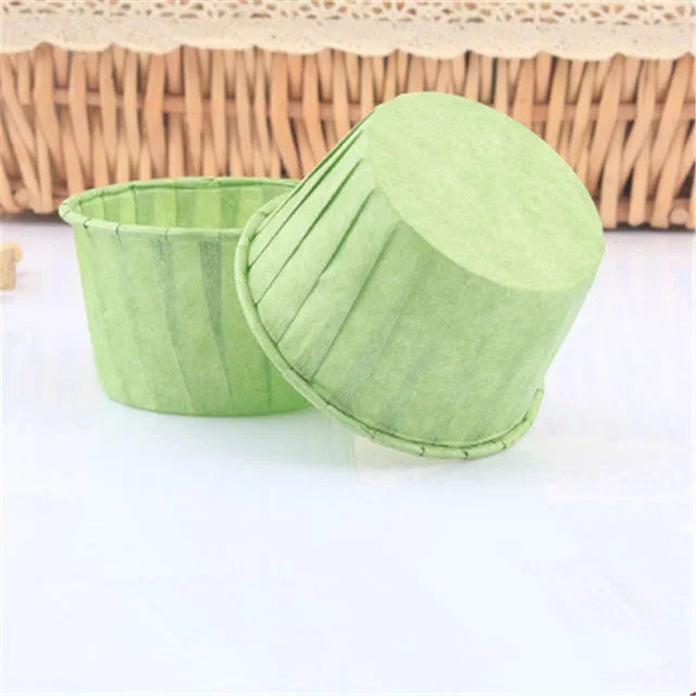 50pcs Gold Muffin Cupcake Liners – Oilproof Baking Cups for Weddings, Parties and Events