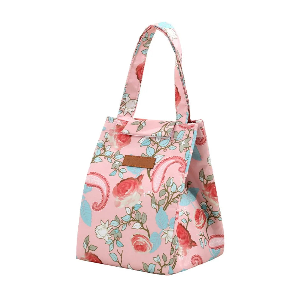 Oxford Cloth Insulated Lunch Bag – Waterproof Cooler for Food & Drink Storage