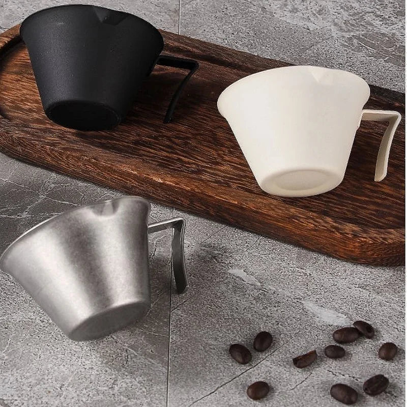 100ml Stainless Steel Espresso Extraction Cup – Coffee Cup with Scale for Home or Café Use
