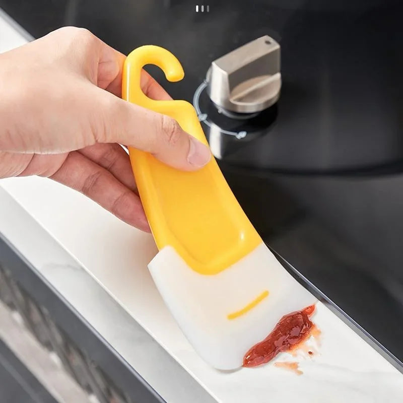 Silicone Kitchen Cleaning Spatula – Soft Blade Scraper for Pots, Pans & Baking Dishes