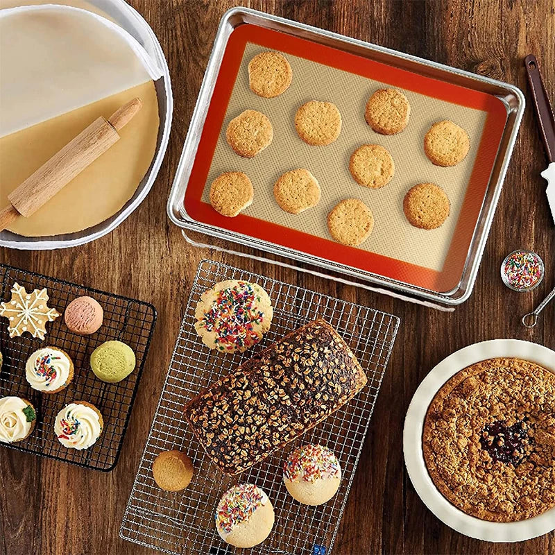Non-Stick Silicone Baking Mat – Heat-Resistant Oven & Air Fryer Liner for Pastry & Bread