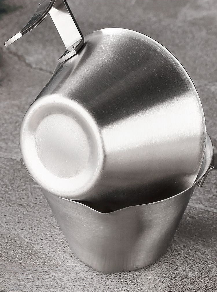 100ml Stainless Steel Espresso Extraction Cup – Coffee Cup with Scale for Home or Café Use