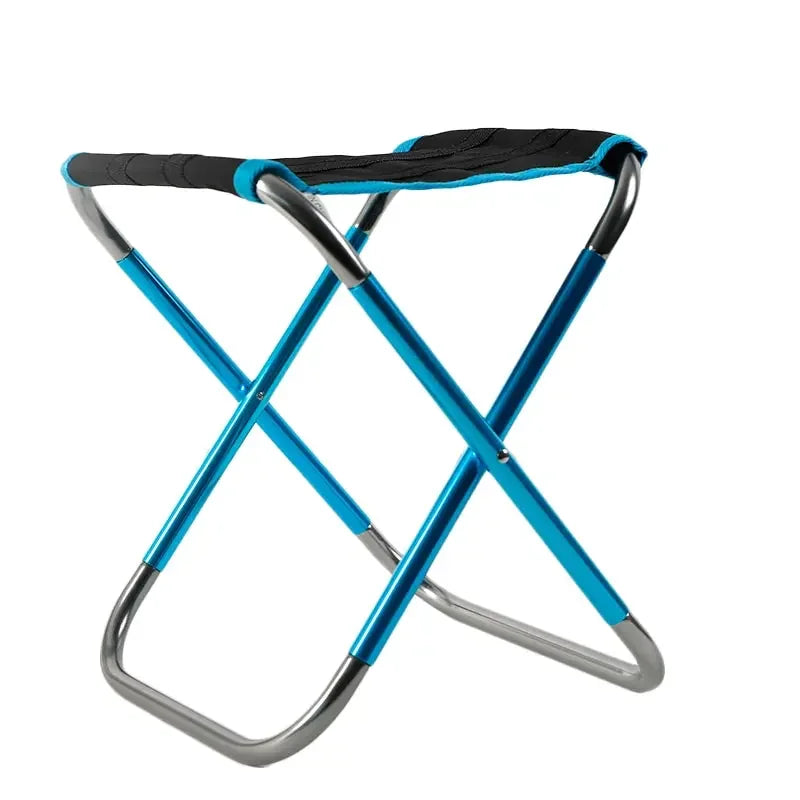 Lightweight Folding Camping Chair – Golden Aluminium Alloy Seat with Carry Bag