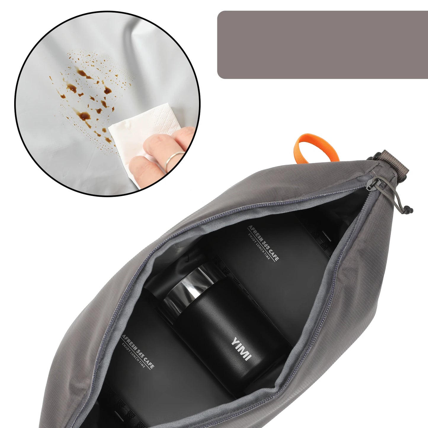 Insulated Lunch Bag with Aluminium Foil Lining – Portable Food Storage for Work or Picnic