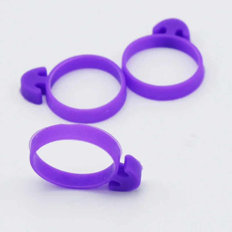 10pc Silicone Icing Bag Ties – Reusable No-Leak Piping Bag Clips for Cake Decorating