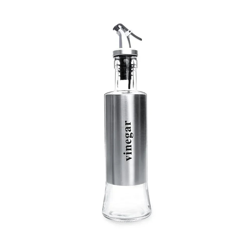 Stainless Steel Oil Bottle – 300ml/500ml Dispenser for Olive Oil, Vinegar & Sauces