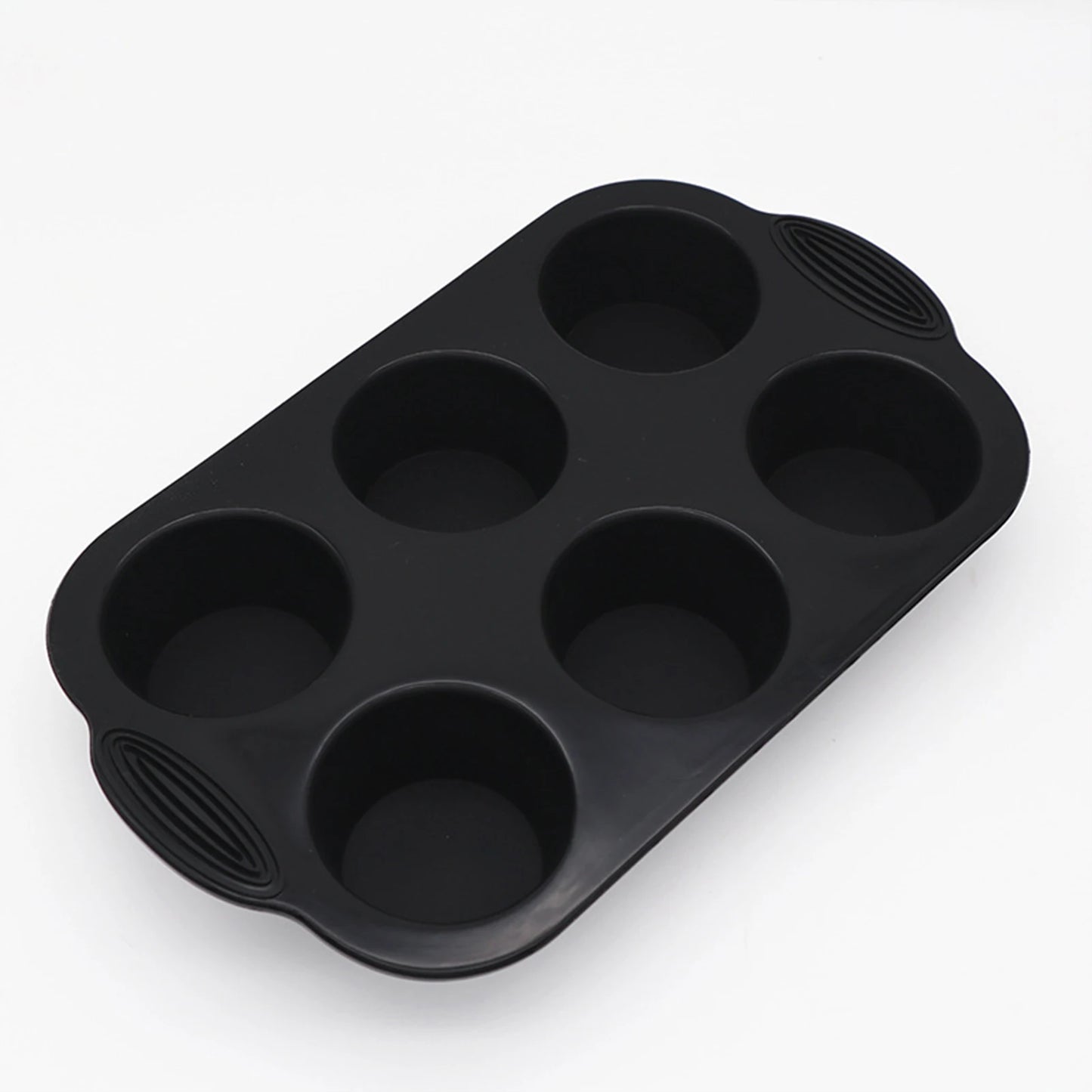 Silicone 6-Cup Cake Mould – Non-Stick Muffin Tray for Baking Cupcakes, Cakes and Biscuits