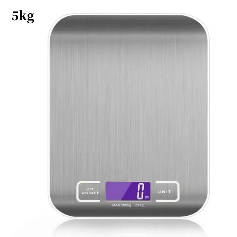 Kitchen Digital Scale – Multi-Function Electronic Weighing Scale with LCD Display and USB Charging