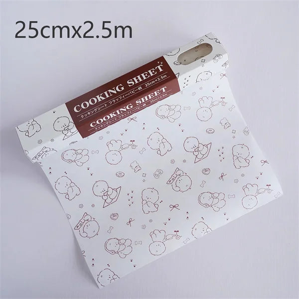 Non-Stick Parchment Baking Sheets – Tear-to-Size Oven Paper for Cooking & Food Wrapping