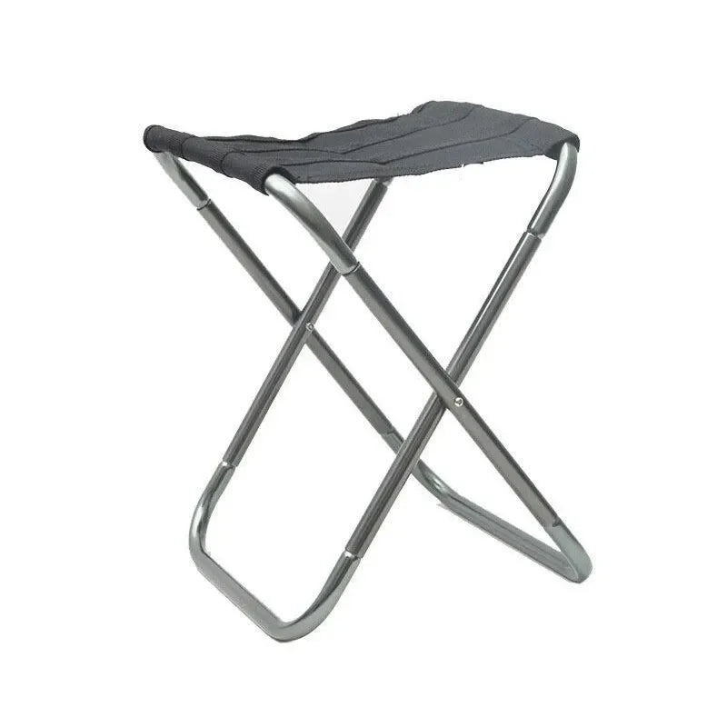 Lightweight Folding Camping Chair – Golden Aluminium Alloy Seat with Carry Bag