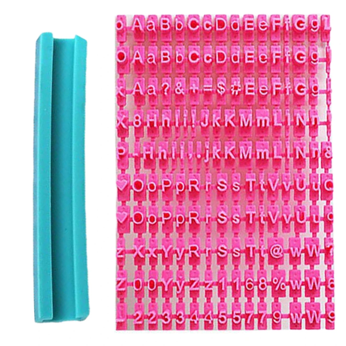 Alphabet Cookie Decorating Stamps – Letter Mould Set for Fondant, Biscuits & Crafts