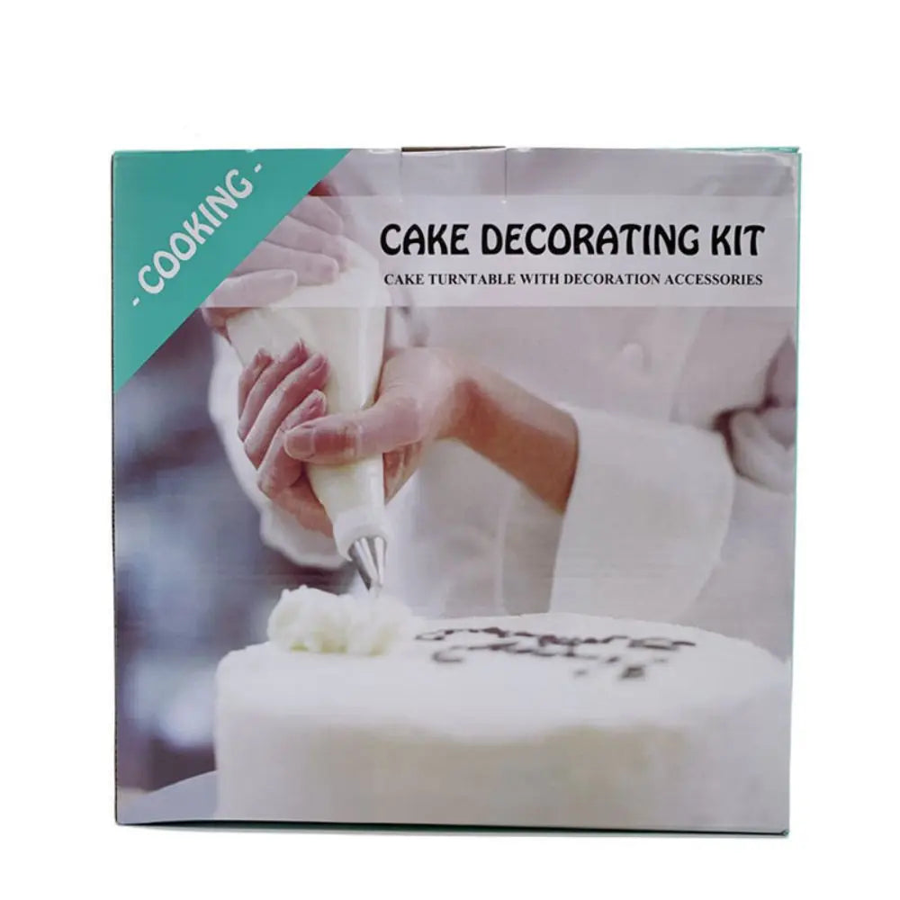 Plastic Cake Turntable with Non-Slip Edge – Laminating and Decorating Table for Baking