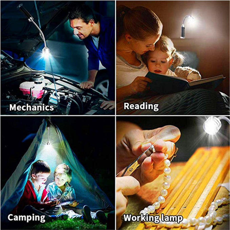 Magnetic BBQ Grill Light – 360° Adjustable LED Lamp for Outdoor Grilling & Heat Resistance
