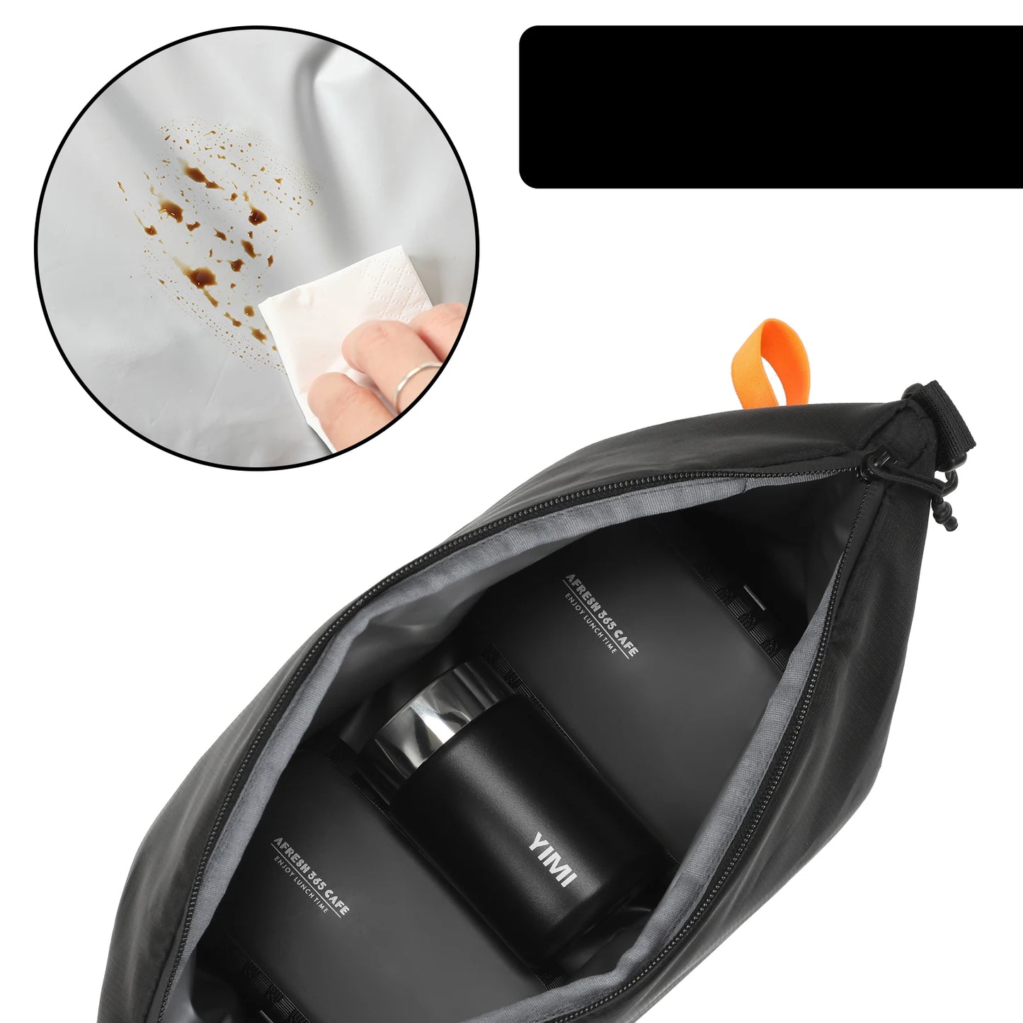Insulated Lunch Bag with Aluminium Foil Lining – Portable Food Storage for Work or Picnic