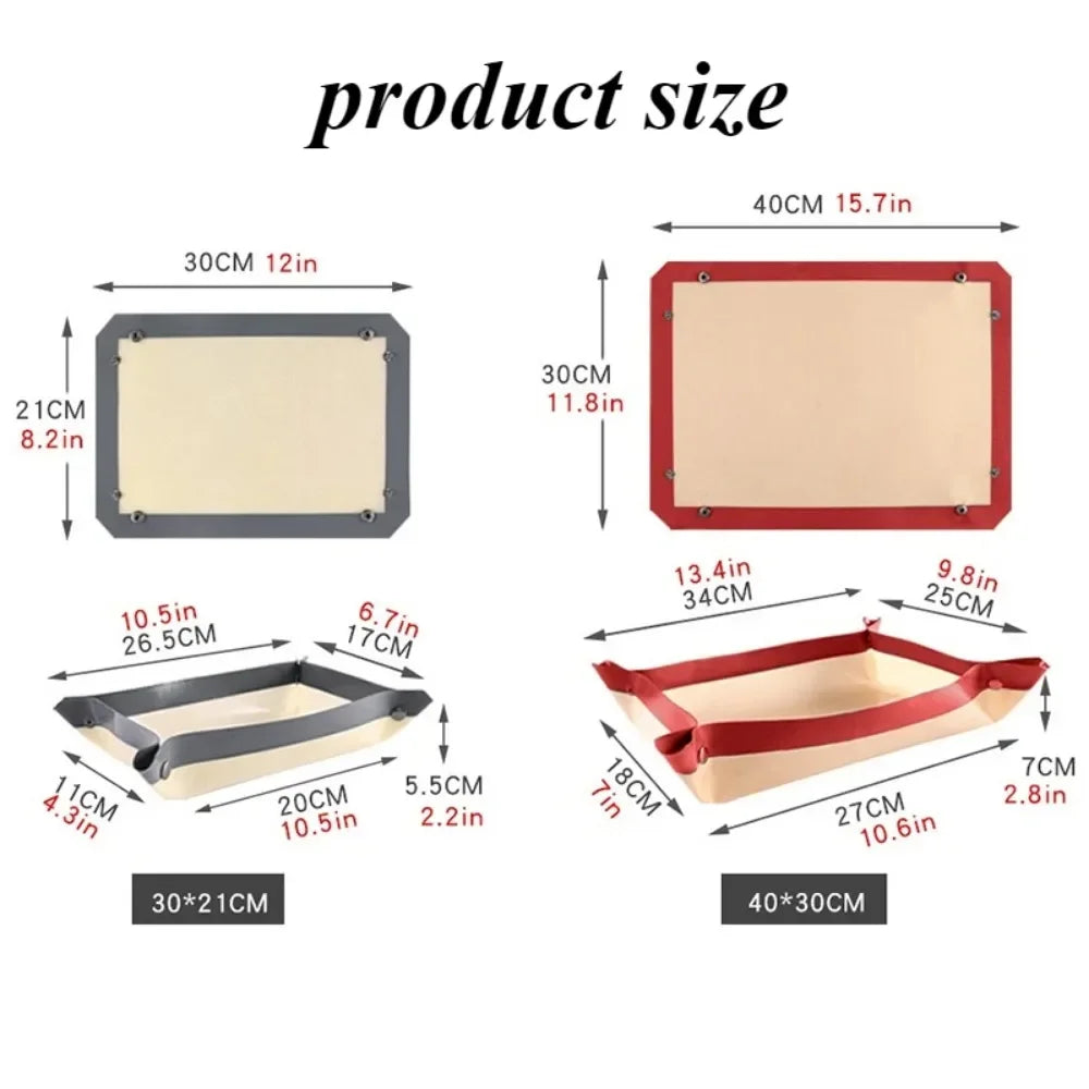 Leak-Proof Silicone Baking Mat
