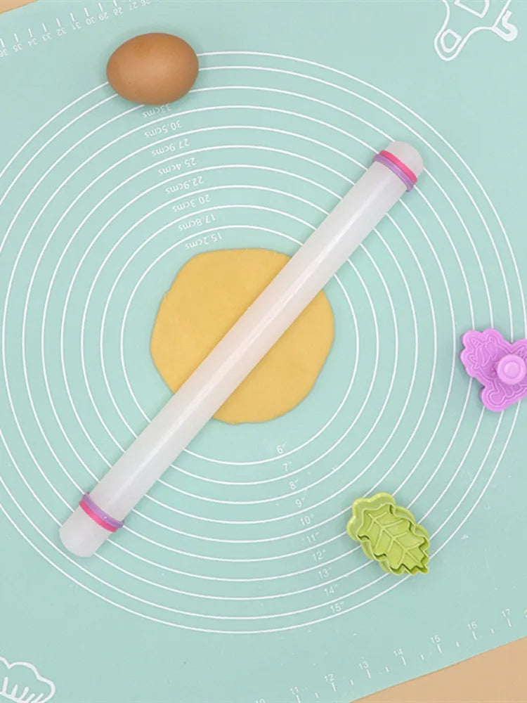 Non-Stick Plastic Rolling Pin – 23cm/33cm/45cm/50cm Sizes for Dough, Fondant & Pastry