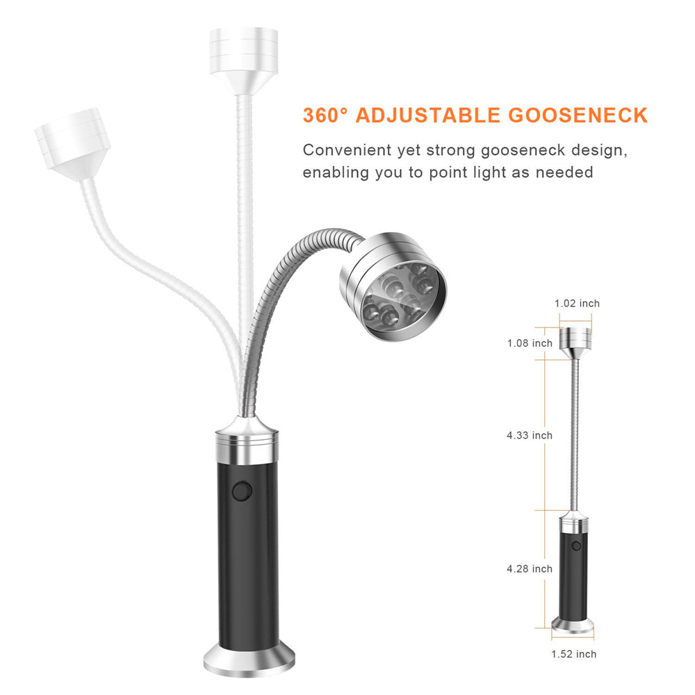 Magnetic BBQ Grill Light – 360° Adjustable LED Lamp for Outdoor Grilling & Heat Resistance