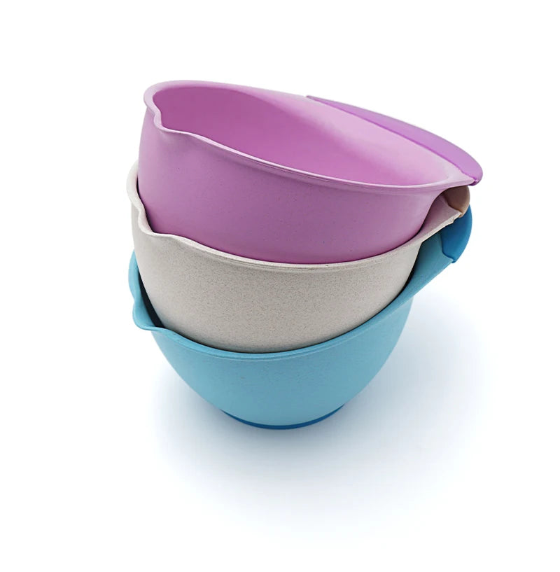 S-L Capacity Mixing Bowls – Durable Non-Slip Bowl for Baking, Cooking, and Kitchen Prep