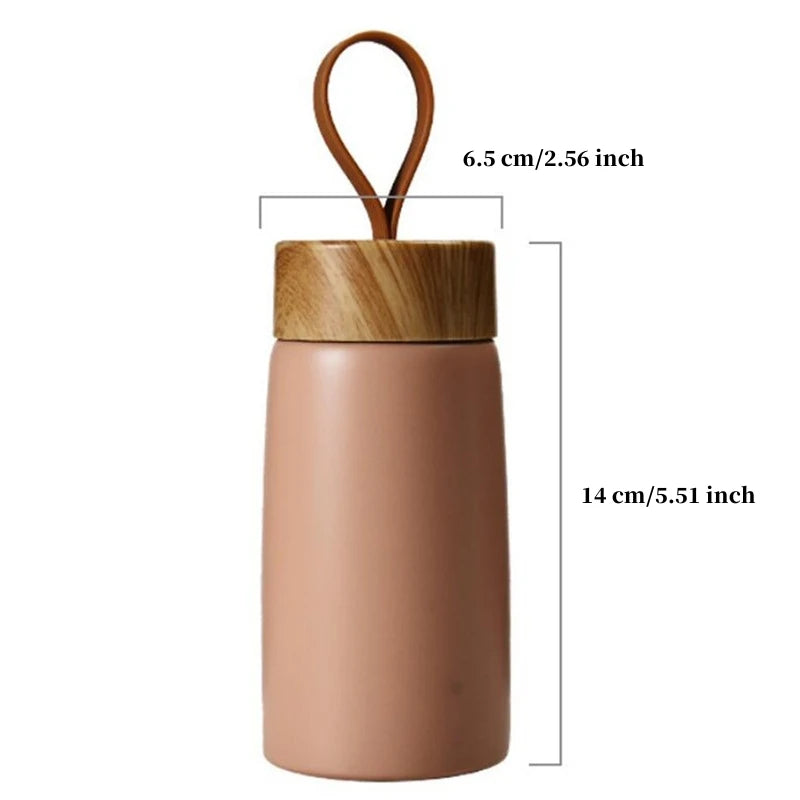 260ml Insulated Coffee Mug – Stainless Steel Vacuum Flask Travel Cup for Hot & Cold Drinks