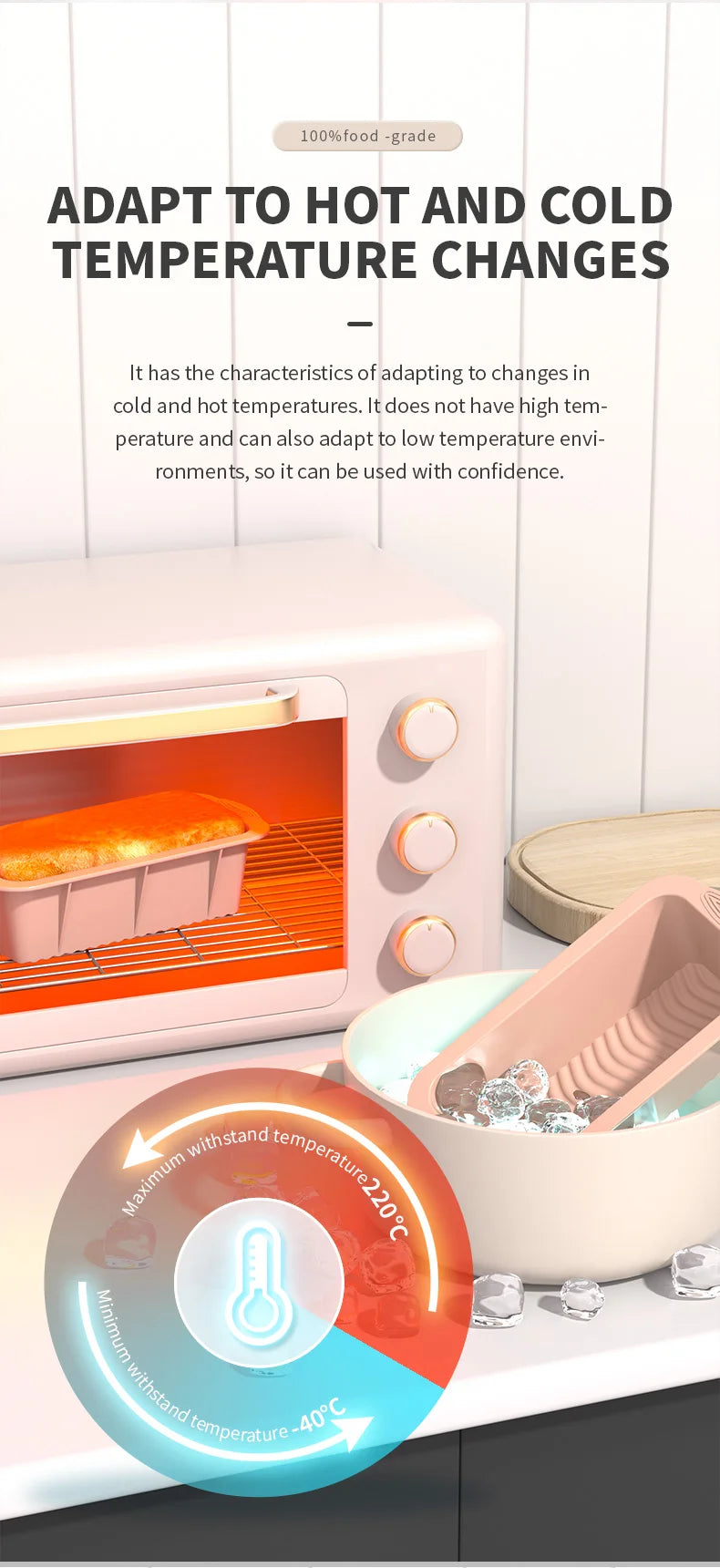 Non-Stick Silicone Cake Mould – Versatile Baking Pan for Cakes or Breads