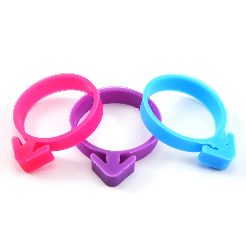 10pc Silicone Icing Bag Ties – Reusable No-Leak Piping Bag Clips for Cake Decorating