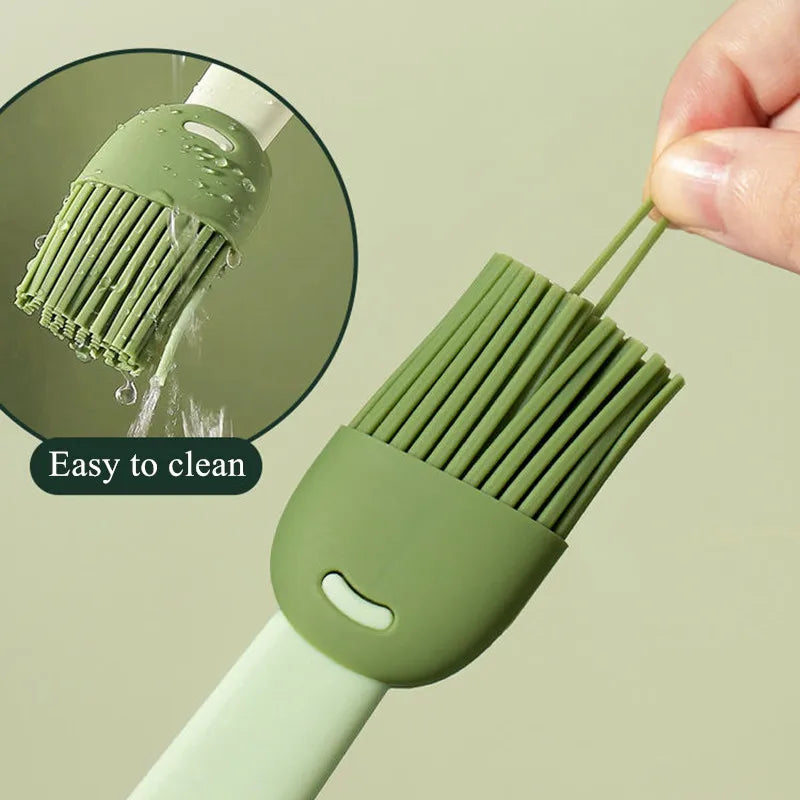 Silicone BBQ Oil Brush – Heat Resistant Basting Brush for Baking, Grilling and Cooking