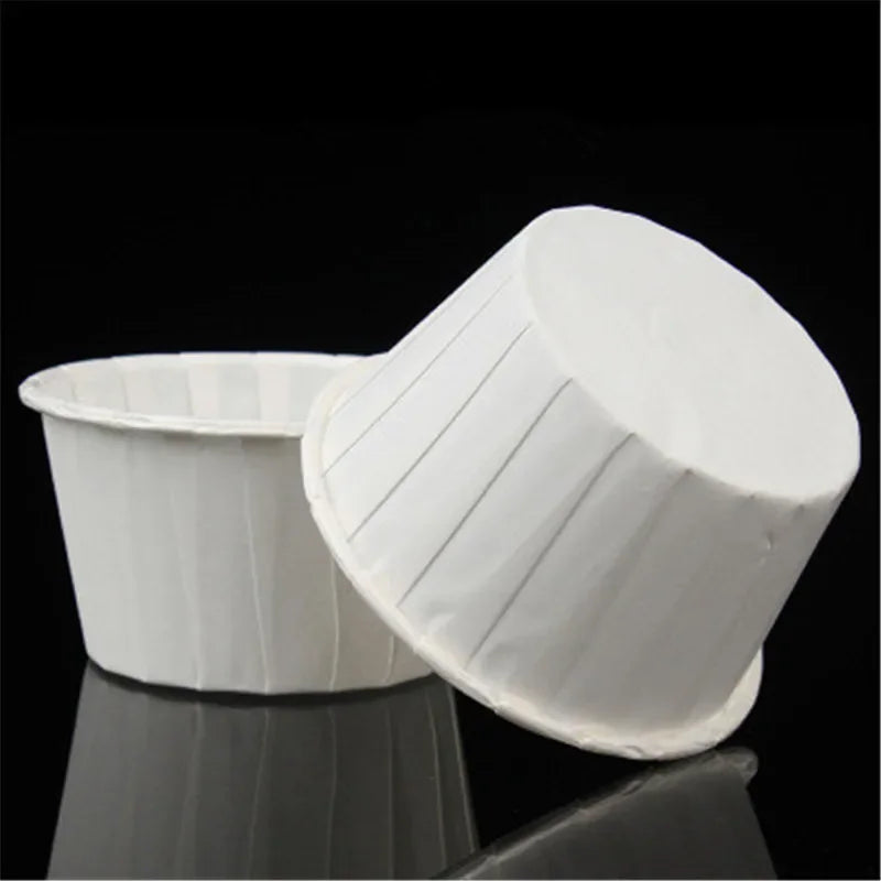 50pcs Gold Muffin Cupcake Liners – Oilproof Baking Cups for Weddings, Parties and Events