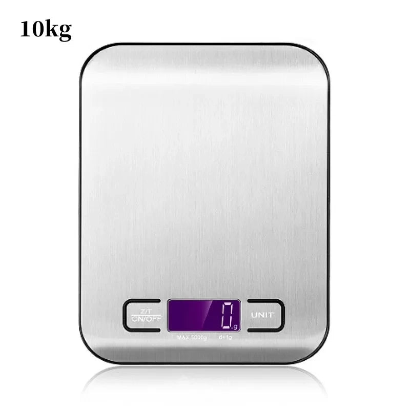 Kitchen Digital Scale – Multi-Function Electronic Weighing Scale with LCD Display and USB Charging