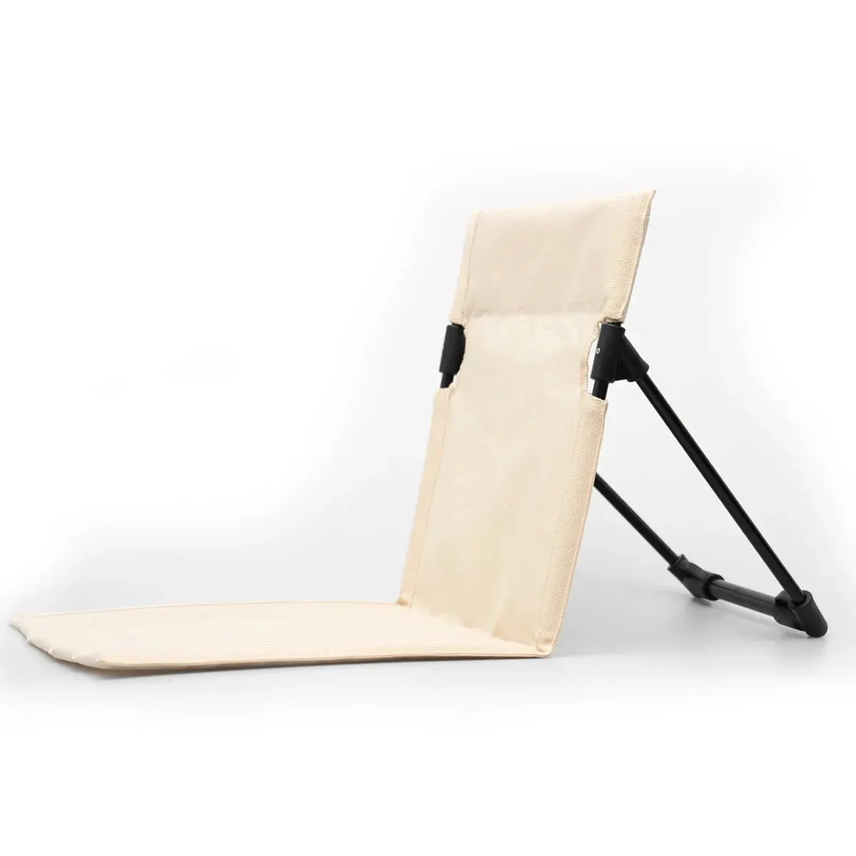 Folding Camping & Beach Chair – Lightweight Backrest Chair with Cushion & Storage Bag