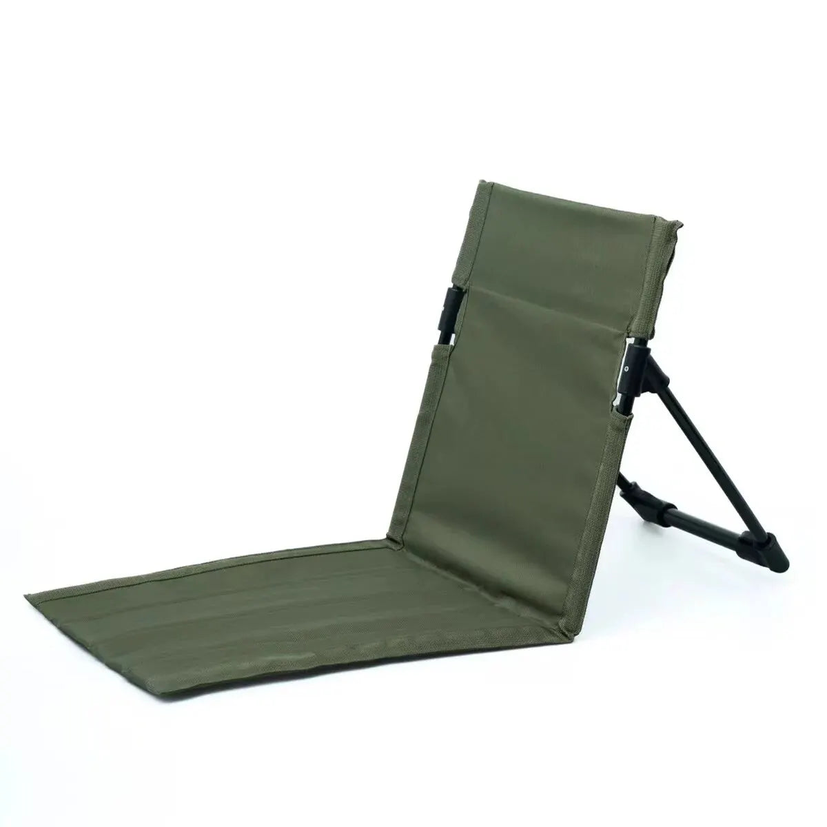 Folding Camping & Beach Chair – Lightweight Backrest Chair with Cushion & Storage Bag