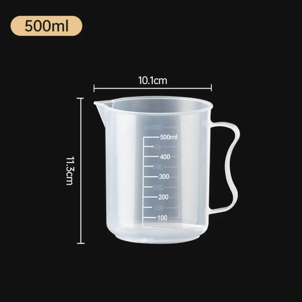 Plastic Measuring Cup – Transparent Liquid Measuring Tool for Baking, Cooking & Mixing