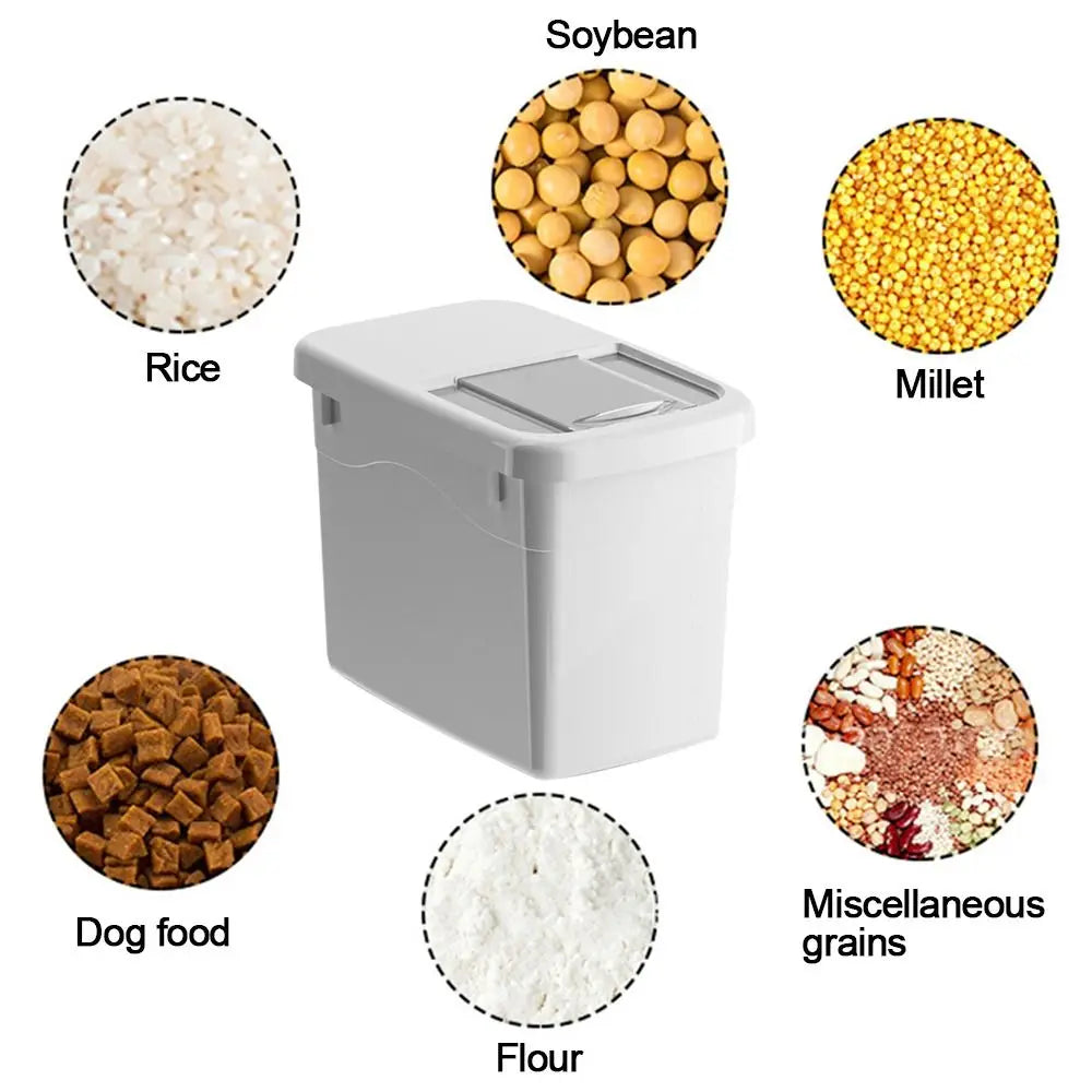 Creative Airtight Rice Storage Container – Moisture-Proof Cereal & Grain Box